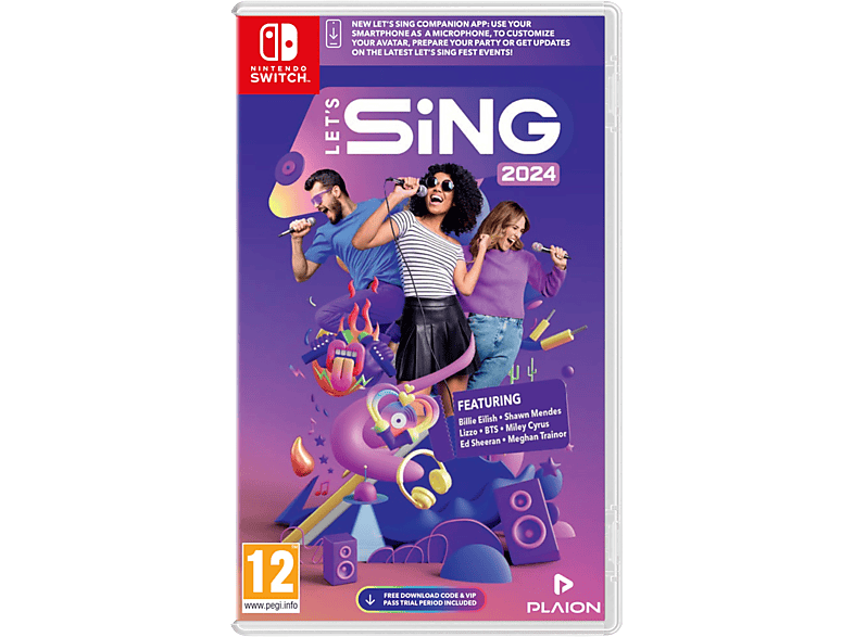 Let's Sing 2024 German Version  [Nintendo Switch] Nintendo Switch Spiele -  MediaMarkt