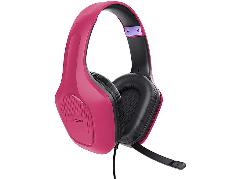 Słuchawki Trust GXT415P Zirox Różowe (24992) – zdjęcie 3