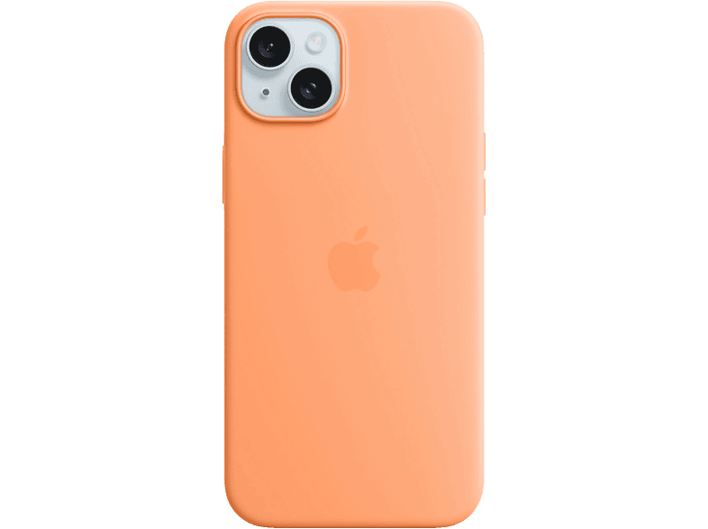 Apple Cover Silicone Magsafe Iphone 15 Plus Orange Sorbet (mt173zm/a)