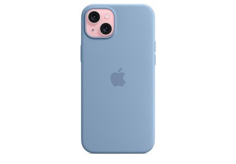 Apple Iphone 15 Plus Silicone Case With Magsafe - Winter Blue : Target