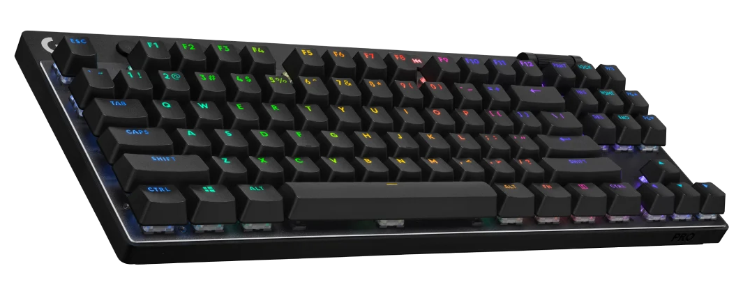 LOGITECH G PRO X TKL Lightspeed vezeték nélküli gaming billentyűzet, US Angol kiosztás, fekete (920-012136)