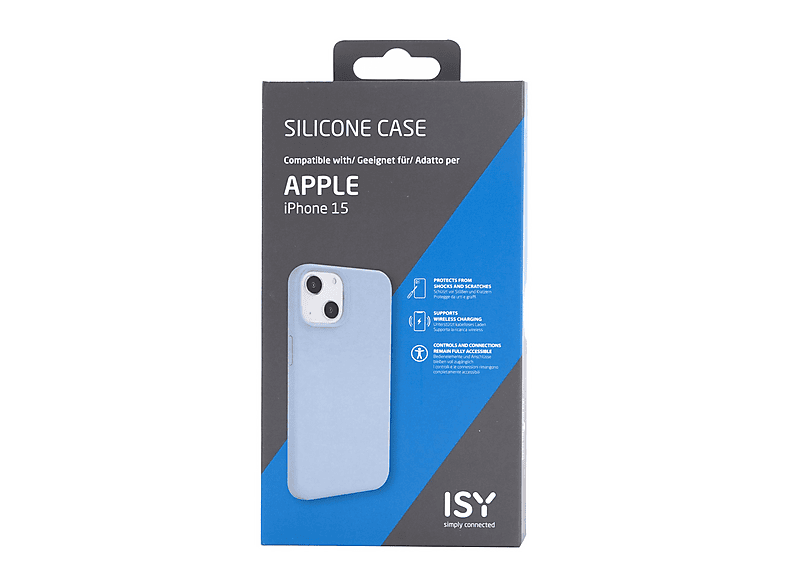 Thumbnail - ISY ISC-2337, Backcover, Apple, iPhone 15, Hellblau