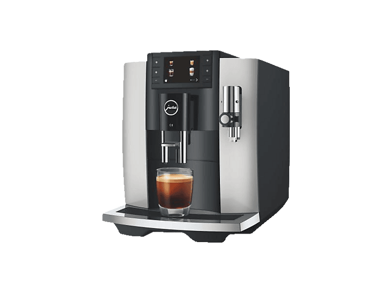 Kaffeevollautomat JURA E8 (EC) Kaffeevollautomat Platin Professional Aroma Grinder MediaMarkt