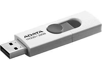ADATA UV220 32GB Pendrive, USB 2.0, fehér-szürke (AUV220-32G-RWHGY)