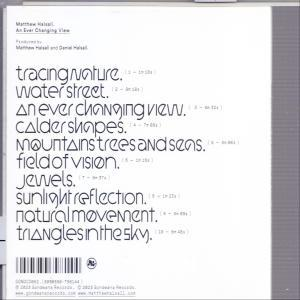 Matthew Halsall - An Ever Changing View  - (CD)