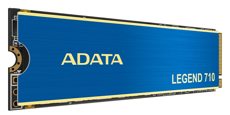 ADATA Legend 710 M.2 NVMe belső SSD, 512 GB, 2280, Gen3x4, 2400/1600 MB/s (ALEG-710-512GCS)