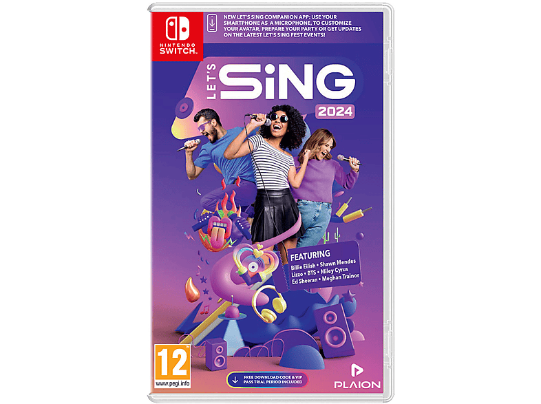 Фото - Гра Gianna Rose Atelier PLAION Gra Nintendo Switch Let’s Sing  + 2 mikrofony  2024