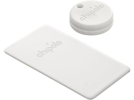 CHIPOLO Point BUNDLE - Dispositivi di ricerca chiavi e portafoglio (Bianco)