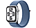 APPLE Watch SE 2023 GPS, 40mm, ezüst alumíniumtok, télkék sportpánt (MRE33QH/A)