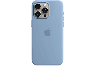 APPLE iPhone 15 Pro Max MagSafe Silikon Telefon Kılıfı Buz Mavisi
