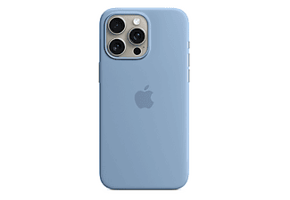 APPLE iPhone 15 Pro Max MagSafe Silikon Telefon Kılıfı Buz Mavisi