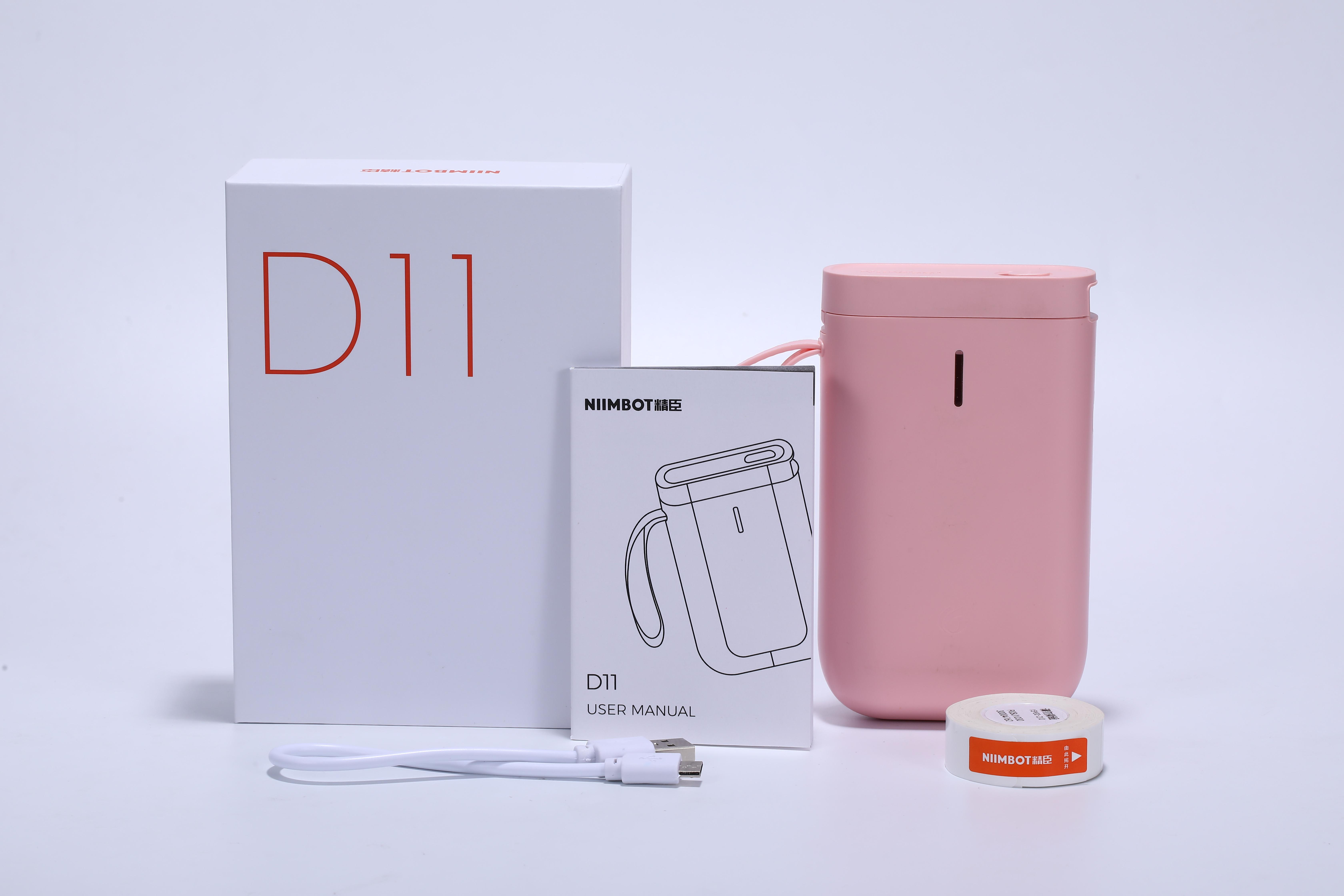 NIIMBOT D110 portabler Etikettendrucker Pink