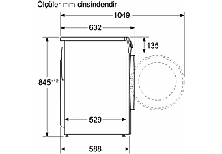 BOSCH WGA142X2TR 9 Kg 1200 Devir Çamaşır Makinesi Beyaz_9