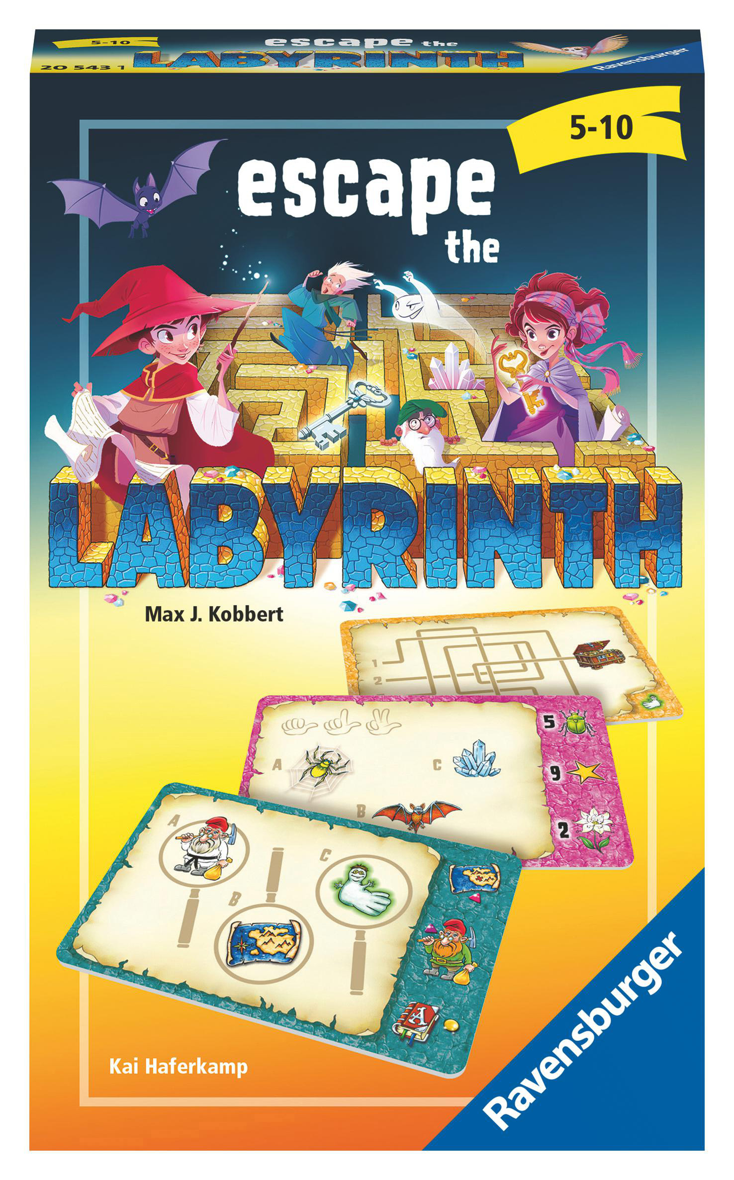 RAVENSBURGER Escape the Labyrinth Kartenspiel Mehrfarbig