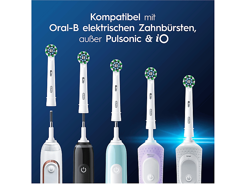 Thumbnail - ORAL-B Pro CrossAction 4 Stück Aufsteckbürsten
