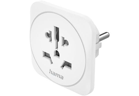 Adaptador enchufe  World to Europe Hama, 2 entradas USB, 250 V