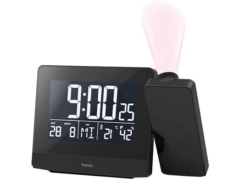 Reloj Despertador Digital Alarma Lcd Proyector Hora Espejo