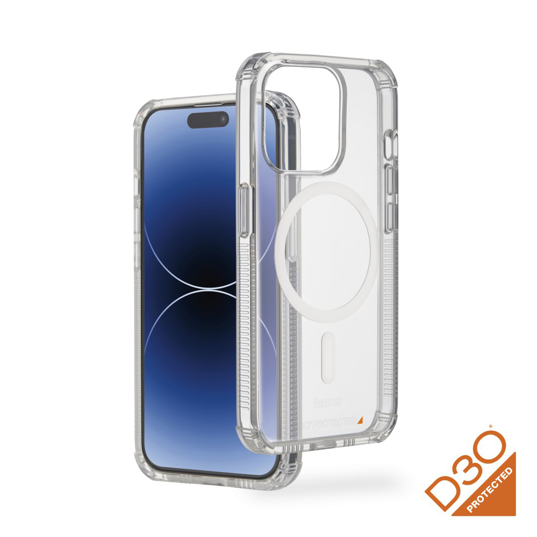 HAMA Extreme Protect Mag-Case, Backcover, Apple, Transparent 15 Pro, iPhone