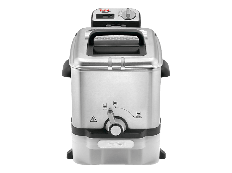 TEFAL Oleoclean Pro (FR8041) - Fritteuse (Silber)