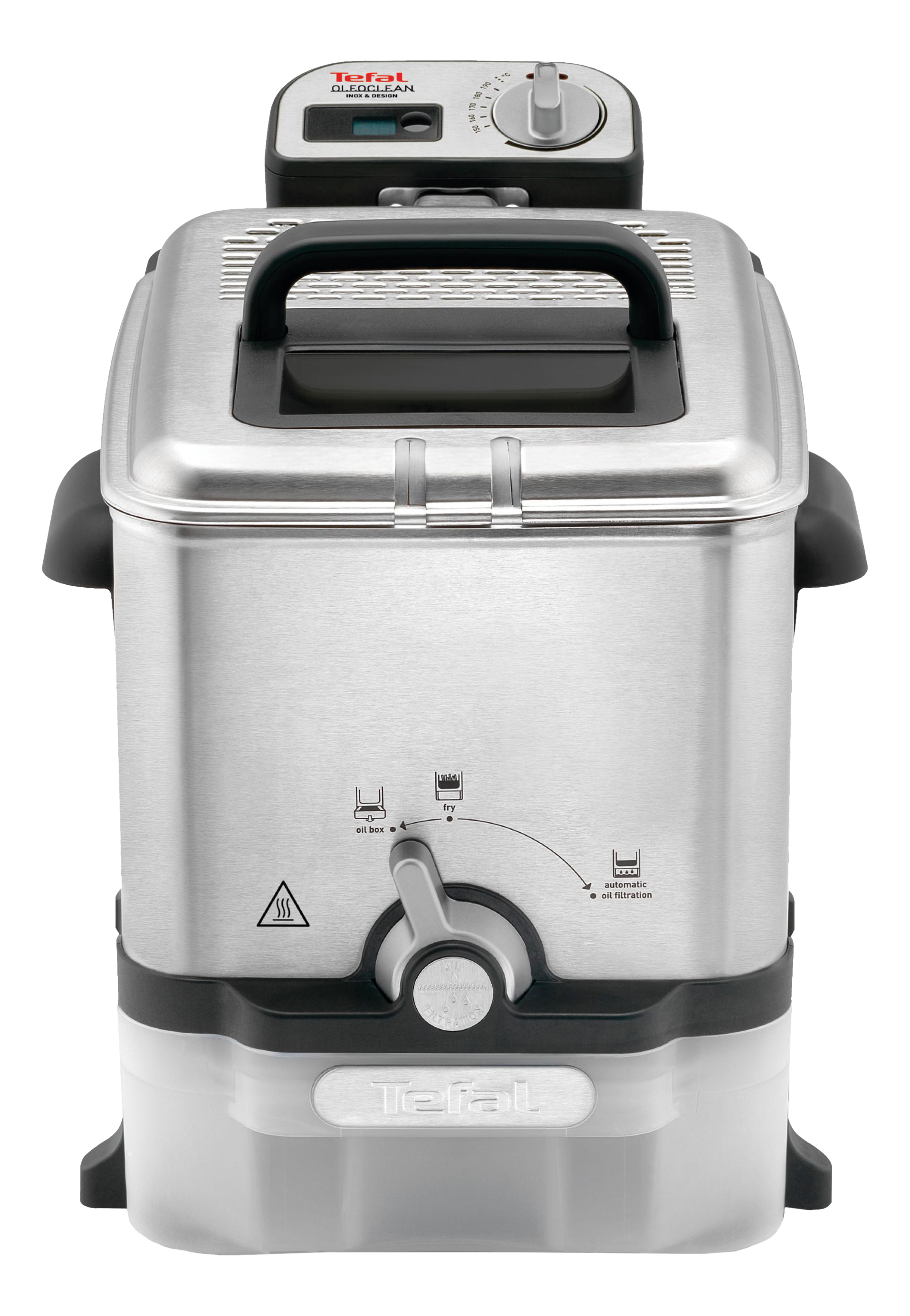 TEFAL FR8041CH Oleoclean Pro - Fritteuse (Silber)