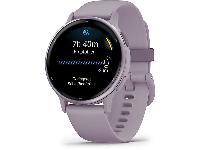Thumbnail - GARMIN VIVOACTIVE® 5 MUSIC Smartwatch faserverstärktes Polymer Silikon, 20mm, Orchidee/Orchidee Metallic