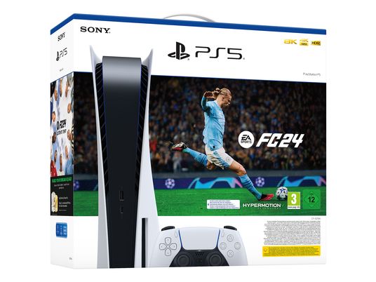 PlayStation 5 + Sports FC 24 Bundle - Spielekonsole - Weiss/Schwarz