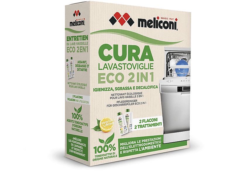 Detergente Meliconi Cura Lavastov. LIQ 2In1