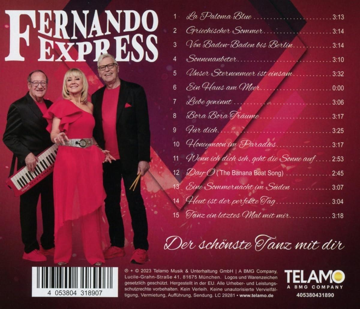 CD-Cover mit einer Band von drei Personen und einer Trackliste.
