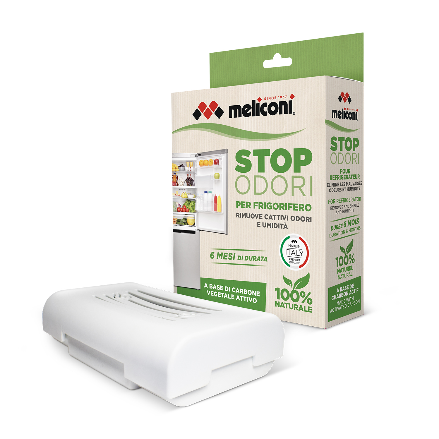 Assorbi odore per frigorifero Meliconi Stop Odori Frigorifero