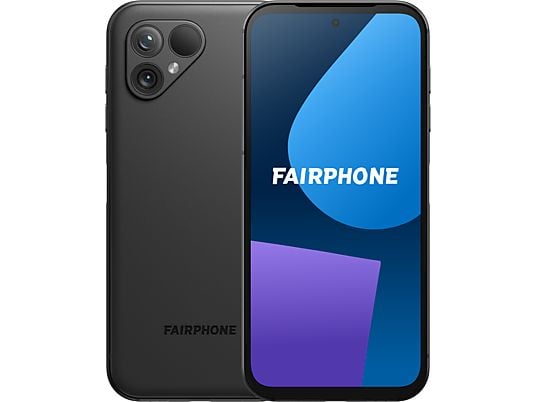 FAIRPHONE 5 5G - Smartphone (6.46 ", 256 GB, Noir mat)