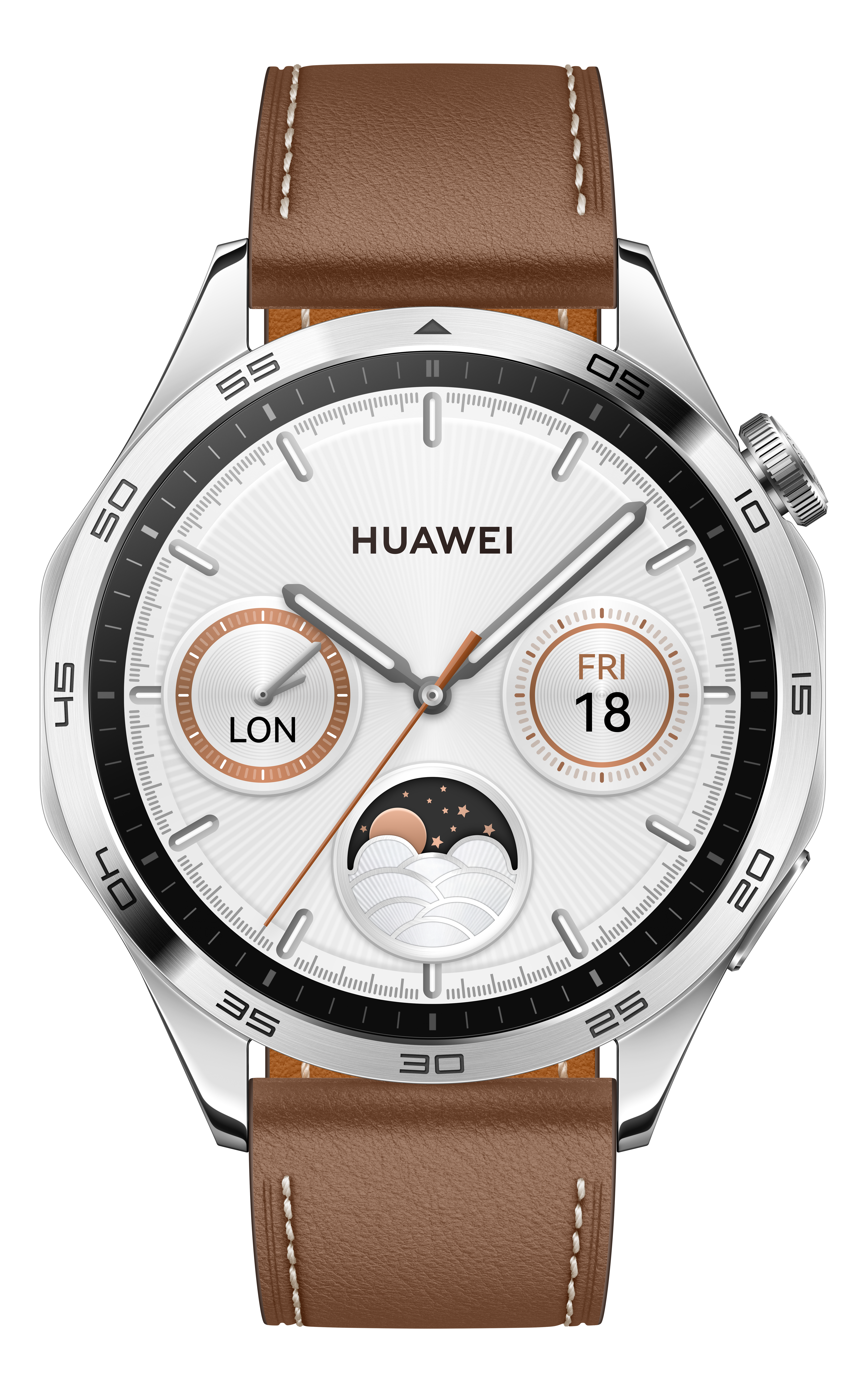 HUAWEI Watch GT (46 mm) Smartwatch (140-210 mm, Pelle, Acciaio