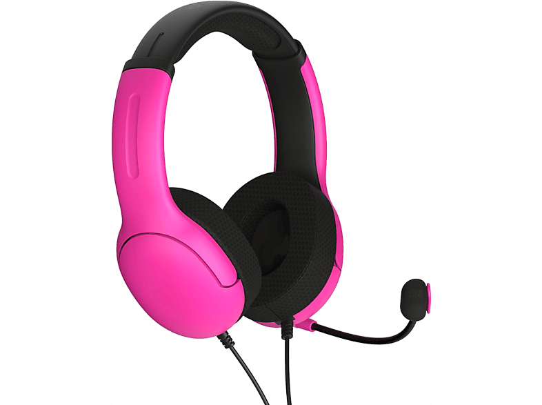 Auriculares gaming - PDP Airlite Wired, Con cable, Para PS5 y PC, Nebula Pink