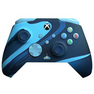 Mando Xbox - PDP Xbox Series X Rematch Wired Controller, Para Xbox Series, Cable, Glow Blue Tide