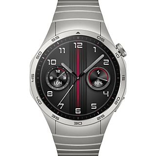 HUAWEI Watch GT 4 (46 mm) - Smartwatch (140-210 mm, Acier inoxydable, Gris titane/acier inoxydable)