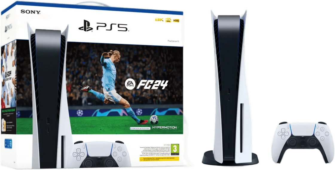SONY PlayStation 5 Console + EA Sports FC 24 (Code in a box)