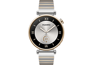 HUAWEI Watch GT 4 (41 mm) - Smartwatch (120-190 mm, Edelstahl, Gold/Silber)