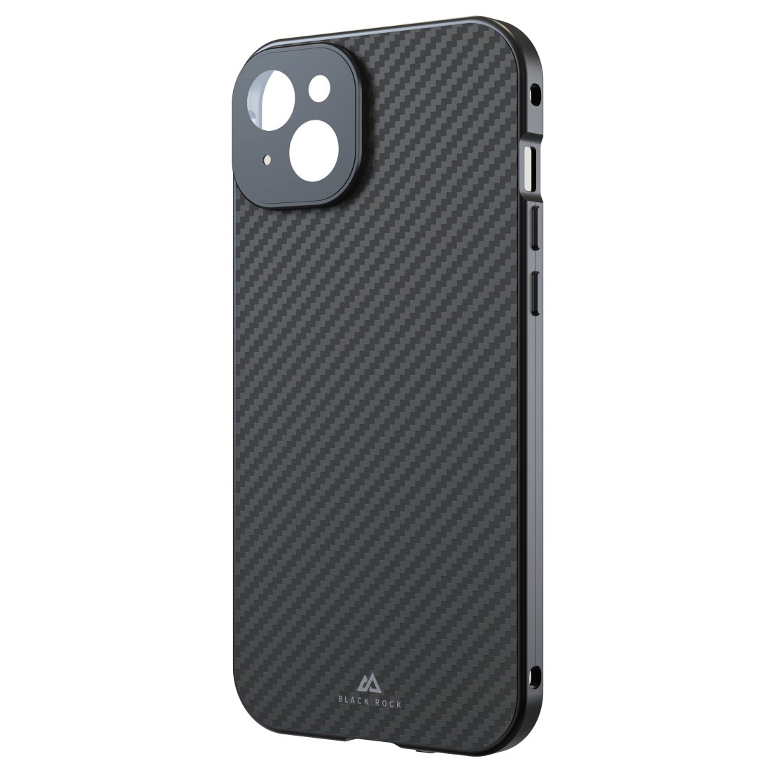 360° ROCK Glass, Plus, iPhone 15 Apple, Schwarz Backcover, BLACK