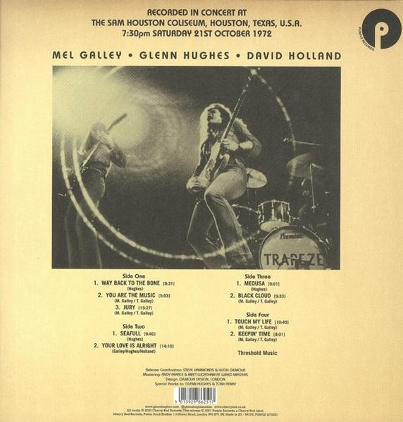 Trapeze - Live In Houston 1972(Black Vinyl 2LP)  - (Vinyl)