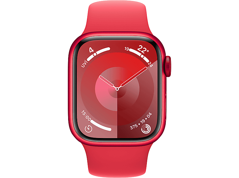 APPLE Watch Series 9 GPS + Cellular MRYE3TU/A  45 mm PRODUCT(RED) Alüminyum Kasa ve (PRODUCT)RED Spor Kordon - S/M_1