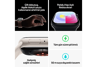 APPLE Watch Series 9 GPS + Cellular MRYE3TU/A  45 mm PRODUCT(RED) Alüminyum Kasa ve (PRODUCT)RED Spor Kordon - S/M_7