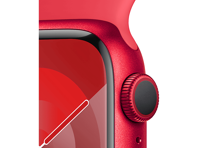 APPLE Watch Series 9 GPS + Cellular MRYG3TU/A  45 mm PRODUCT(RED) Alüminyum Kasa ve (PRODUCT)RED Spor Kordon - M/L_2