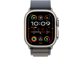 APPLE Watch Ultra 2 GPS + Cellular MREK3TU/A 49 mm Titanyum Kasa ve Mavi Alpine Loop - S_1