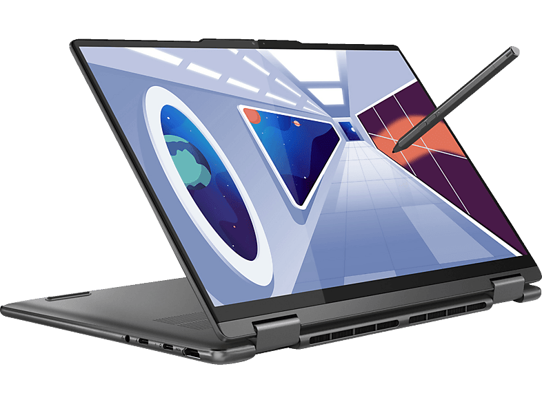 LENOVO Yoga 7, inkl. Pen, 11 RAM, Bit) GB Home Grey SSD, Ryzen™ Convertible, Storm 660M, 512 5 Display, (64 AMD Zoll 14 16 Windows AMD, GB Prozessor, mit Radeon™