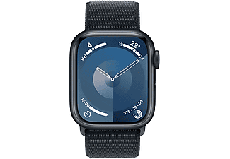 APPLE Watch Series 9 GPS + Cellular MRHU3TU/A  41 mm Gece Yarısı Alüminyum Kasa ve Gece Yarısı Spor Loop_1