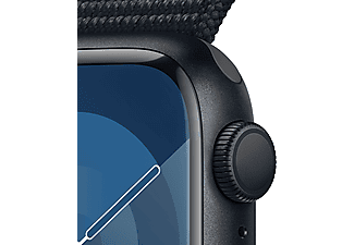 APPLE Watch Series 9 GPS + Cellular MRHU3TU/A  41 mm Gece Yarısı Alüminyum Kasa ve Gece Yarısı Spor Loop_2