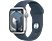 APPLE Watch Series 9 GPS + Cellular MRHV3TU/A  41 mm Gümüş Rengi Alüminyum Kasa ve Fırtına Mavisi Spor Kordon - S/M