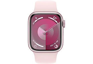 APPLE Watch Series 9 GPS + Cellular MRHY3TU/A  41 mm Pembe Alüminyum Kasa ve Uçuk Pembe Spor Kordon - S/M_1