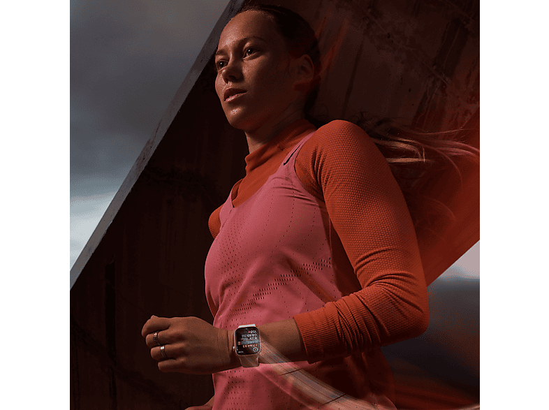 APPLE Watch Series 9 GPS + Cellular MRHY3TU/A  41 mm Pembe Alüminyum Kasa ve Uçuk Pembe Spor Kordon - S/M_4