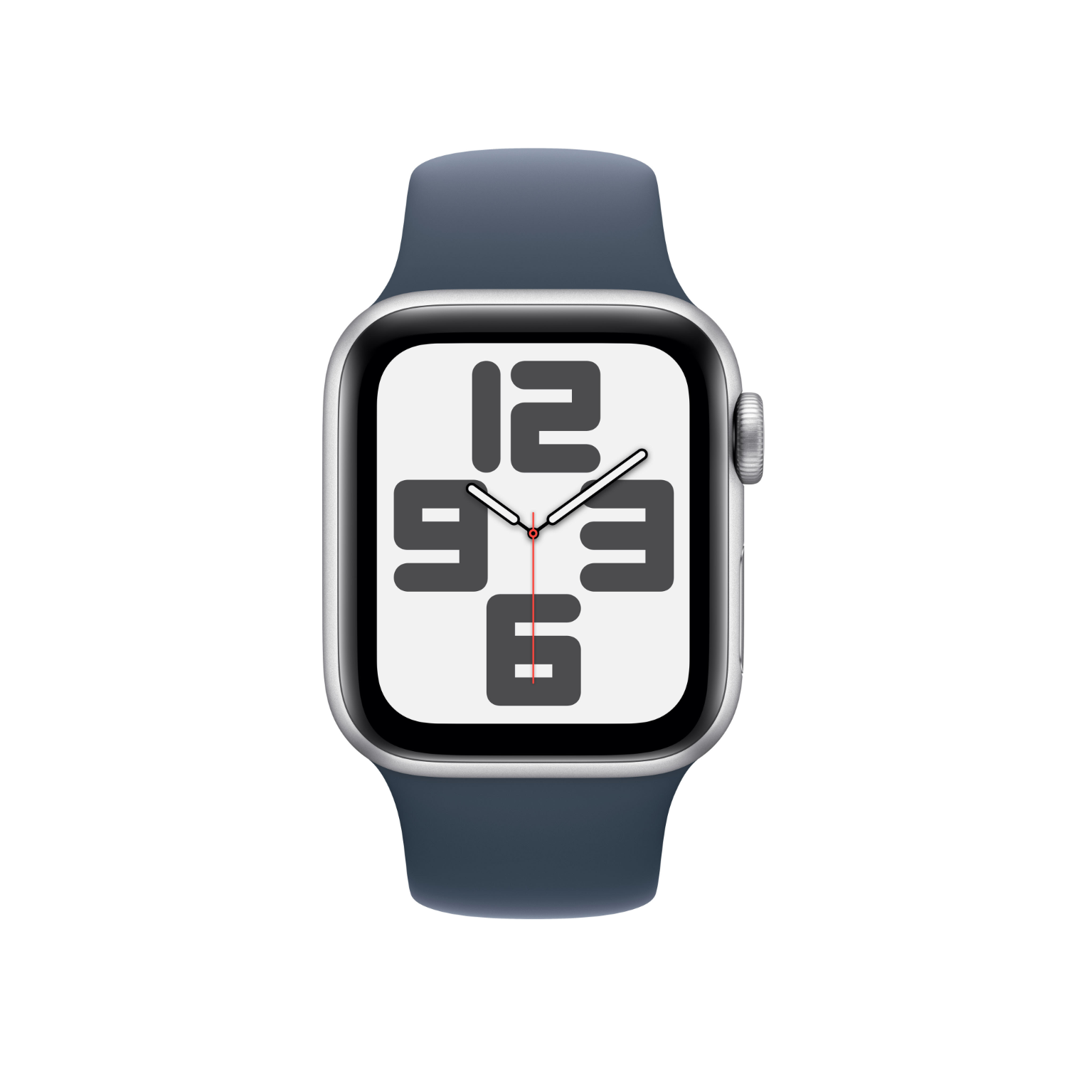 APPLE Watch SE GPS 40 mm Zilver Aluminium Case/Stormblauw Sport Band - S/M
