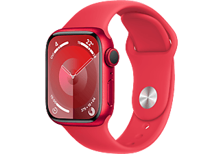 APPLE Watch Series 9 GPS + Cellular MRY83TU/A  41 mm PRODUCT(RED) Alüminyum Kasa ve (PRODUCT)RED Spor Kordon - M/L